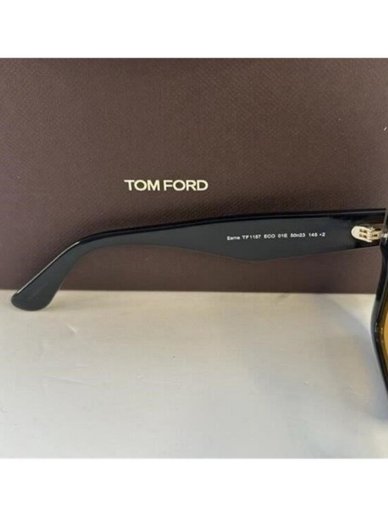 - ?- New Authentic Tom Ford Esme FT1157 01E Black Yellow main image 10